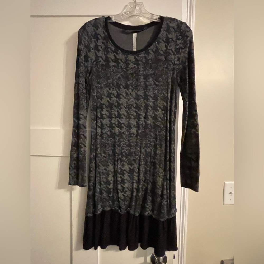 Elegant Black and Gray Women's Dress